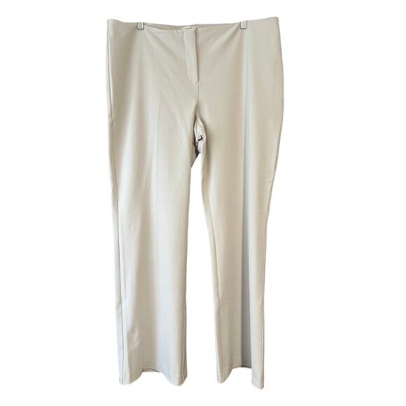 Abercrombie & Fitch Women's High Rise Slim Boot Trouser Light Brown Size 33R - Picture 1 of 11